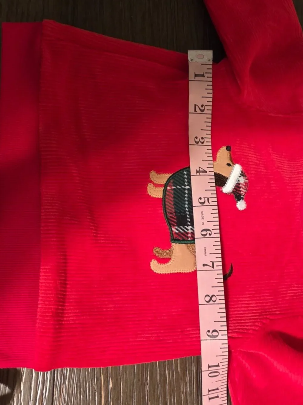 Little Me Baby Girl Plaid Puppy 2 Piece Set NWT 6M Red Christmas